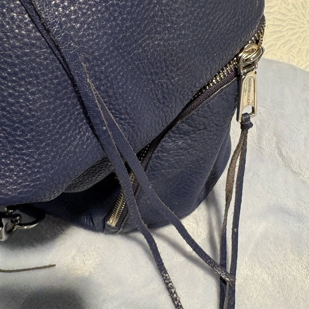 Rebecca Minkoff Navy Blue Backpack - Picture 8 of 11